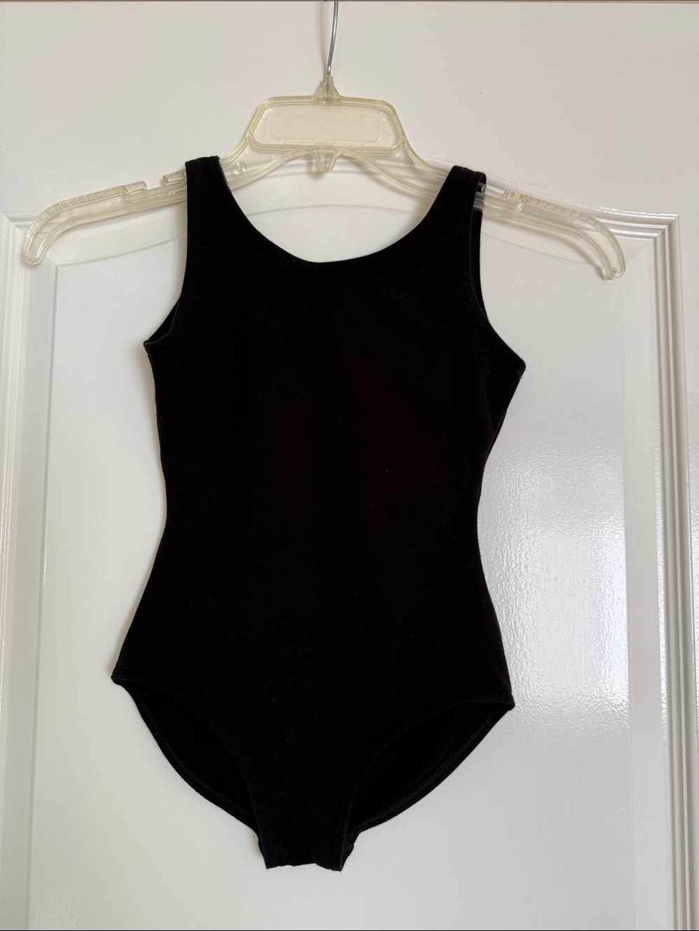 Capezio Black Kids Girls One-Piece Leotard 90% Cotton Size 1